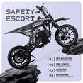 thumbnail image 3 of SAY YEAH 50CC Dirt Bike, 2-Stroke Gas Powered Mini Bike for Kids 8+, 180lbs Capacity, Pull Start,25MPH,Black, 3 of 7