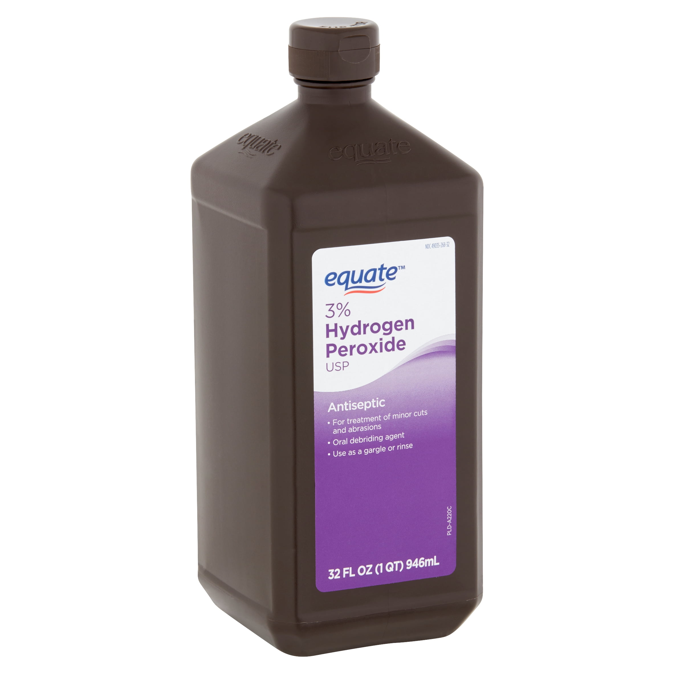 Equate 3% Hydrogen Peroxide USP Antiseptic, 32 fl oz - Walmart.com