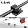 thumbnail image 2 of Self Stick Wire Organizer Line Cable Clip Buckle Clips Clamp Table Wall Fixer Fastener Power Cable Holder Wall Cable Sticker white rectangle, 2 of 6