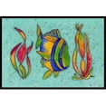 thumbnail image 1 of Carolines Treasures 8569MAT Poisson Tropical de 18 x 27 Po sur Tapis Intérieur Ou Extérieur de Sarcelle, 1 of 4