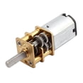 thumbnail image 1 of Unique Bargains DC 6V 15RPM High Torque 3mm Shaft Dia Low Speed Solder Gear Box Motor, 1 of 2