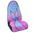 thumbnail image 2 of FUIALDOLG Car Seat Towel Cover, Compatible with Van Bucket Seat, Terry Cloth Car Seat Cover for Cars, Microfiber Non Slip Car Seat Protector, Gradient Mermaid Tail, 2 of 7