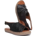 thumbnail image 5 of JUSTINREESS Annabelle Women's Back Strap Espadrille In Black Size 5, 5 of 6