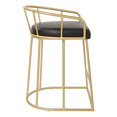 thumbnail image 4 of OSP Home Furnishings Luna 26" Counter Stool in Black Faux Leather, 4 of 7