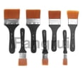 thumbnail image 2 of For 7pcs Paint Brush Handle Set Nylon Paint Brushes Flat Board Brushes, 2 of 4