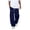 Dark Blue, variant on LRGSHF Mens Sweatpants Baggy with Elastic Drawstring Waist Wide Leg Trousers Casual Loose Sweatpant with Pockets