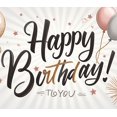 thumbnail image 4 of Decorative Design Happy Birthday Banner Balloon Decoration Birthday Party Celebration for Kids Party Indoor Decoration Photo Shoot, 4 of 8