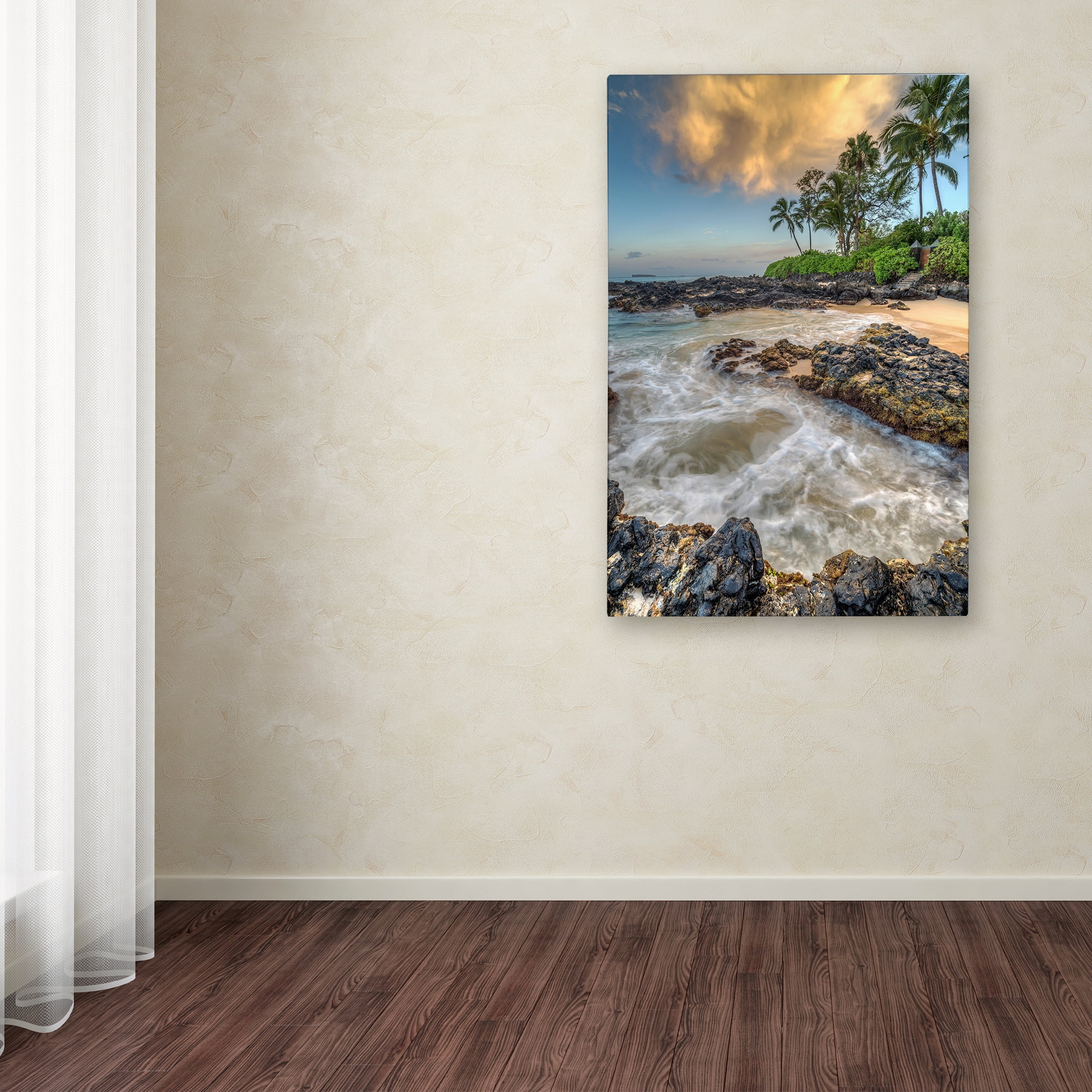 Trademark Fine Art 'Makena Sunrise' Canvas Art by Pierre Leclerc