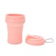 thumbnail image 3 of Taza de café de silicona, taza de viaje plegable portátil de 550ml, taza de café plegable, artesanía excepcional, 3 of 8