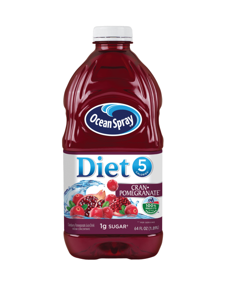 Ocean Spray Diet Cran-Pomegranate Juice, 64 Fl Oz