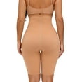 thumbnail image 6 of Elainilye Fashion Shapewear Shorts High Waist Belly Retraction Traceless Flat Angle Buttock Lifting Body Shaping Pants,Brown, 6 of 7