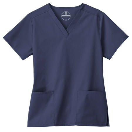 

Fundamentals Womens 2 Pocket Scrub Top Style 14700