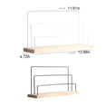 thumbnail image 3 of VONKY 3 Layer Earrings Stand Jewelry Display Organizer Earring Board Holder Hanging Pendent Multifunction Rack Table Dresser White, 3 of 6