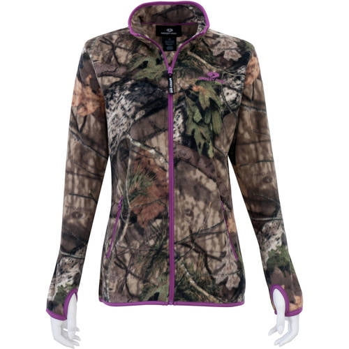 Mossy Oak Women's Full Zip Fleece Jacket, Patterns