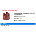 thumbnail image 2 of Distributor Cap - Compatible with 1984 - 1985 BMW 318i, 2 of 2