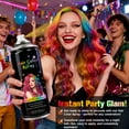 thumbnail image 5 of Instant Hair Color Spray - 10 Washable Colors for Parties, Festivals & Fun | Non-Toxic & Easy to Wash Out, Black, 4.22fl.oz, 5 of 7
