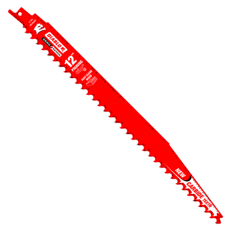 UPC: 0008925144489 | Diablo Demo Demon DS1203CP10 Reciprocating Saw Blade  1 in W  12 in L  3 TPI  Carbide Cutting Edge