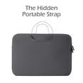 thumbnail image 3 of LLAYOO Men's Women's 11.6" Laptop Sleeve, Gray, 3 of 7
