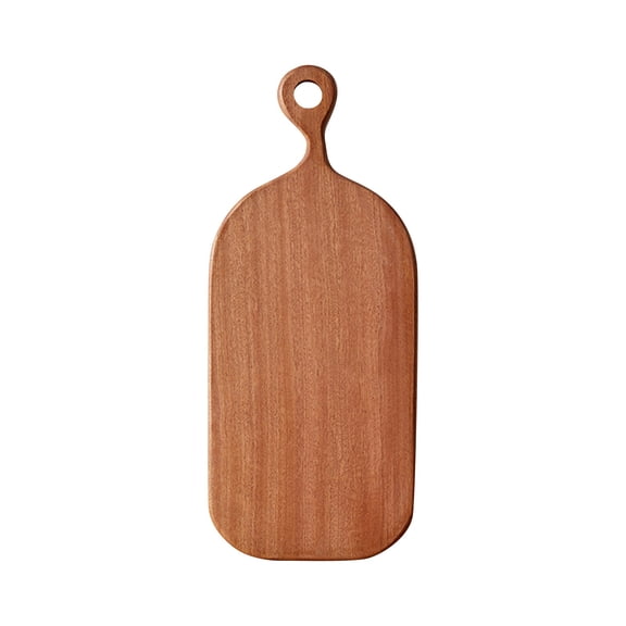 Small Wood Cutting Board for Kitchen, Wooden Cutting Board with Handle, Charcuterie Board, Cheese Board, Decorative Wooden Serving Board (8.66"L x 6.3"W)