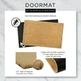 thumbnail image 5 of Contemporary Home Living Cursive Style Hello Rectangular Doormat - 18" x 30" - Purple and Gold, 5 of 6