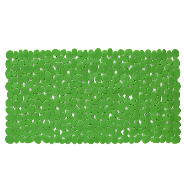 Bewildely Alfombrilla antideslizante para baño, ducha, baño, almohadilla de PVC con ventosas, alfombrilla antideslizante para bañera Juegos de accesorios de baño verde Bewildely HA000330-02B