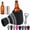 B, variant on Beer Mitten Gloves, Insulated Knit Drink Holder for Cans and Bottles, Fingerless Winter Beverage Mitt for Camping, Tailgates and Bonfires