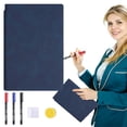 Small Dry Erase Board (With 3 Pens + Eraser + Cloth) - Portable Memo ...