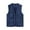 Blue, variant on Men's Fishing Vest Lightweight V Neck Travel Work Safari Vest Jacket with Multi Pockets Casual Outdoor Sports Photography Vest