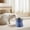 Blue, variant on Dnogom Elevated Shallow Pet Bowl, Whisker Fatigue Relief Food & Water Bowl with Non-Slip Base for Cats & Small Dogs