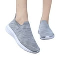 thumbnail image 2 of Aayomet Mens Slip on Sneakers Gentlemen Shoes Summer Lightweight Comfort Shoes Non Slip Casual Running Shoes,Gray 10.5, 2 of 4