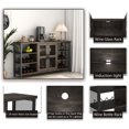 thumbnail image 6 of Seetaras Bar Cabinet for Liquor and Glasses, Wine Cabinet with Wine Racks, Industrial Coffee Cabinet, Sideboard Buffet Cabinet,for Dinning Room Living Room, 6 of 9
