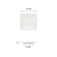 thumbnail image 2 of Excellante Passion White Melamine Dinnerware Collection 13.75 X 13.75 Inch Square Plate, 2.25 Inch Deep, Comes in Each, 2 of 2