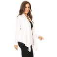 thumbnail image 3 of Women's Solid Open Front Long Sleeve Lightweight Soft Basic Sweater Cardigan, 3 of 4