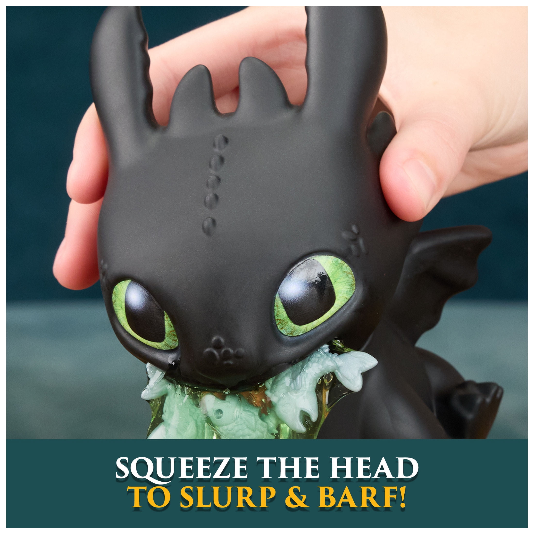 DreamWorks Dragons, How to Train Your Dragon Fish Feeding Toothless Interactive Toy for Kids 4 and up
