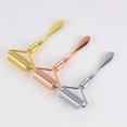thumbnail image 2 of Facial Massage Roller Tool – Stainless Steel Micro‑Stimulation Roller for Serum & Cream Application, Ergonomic Handheld Beauty Device for Home or Travel, 2 of 5