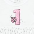thumbnail image 4 of Inktastic Pink Ladybug 1st Birthday Girls Baby Dress, 4 of 5