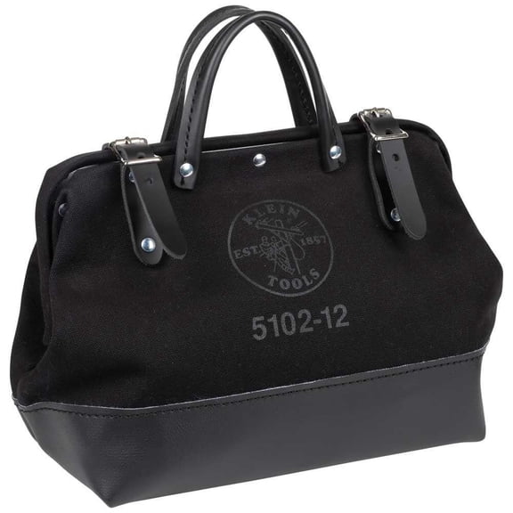 Klein Tools 12In Canvas Tool Bag Black
