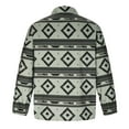 thumbnail image 5 of WXLWZYWL Mens Coats and Jackets Men's Casual Tribal Aztec Pattern Button Down Long Sleeve Trucker Jacket Shacket Coat, 5 of 6