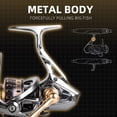 thumbnail image 3 of BILLINGS Spinning Reel 1000-7000 Metal Fishing Reel 6-12KG Drag 4.7:1/5.1:1/5.5:1 Gear Ratio For Salwater Freshwater Fishing, 3 of 21