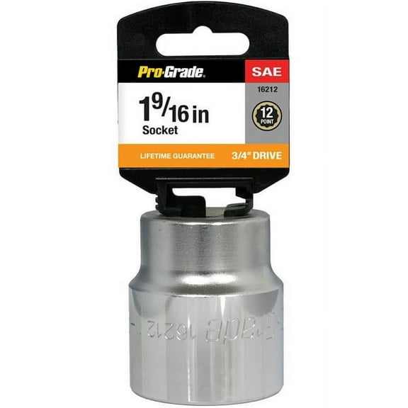 Pro-Grade 16212 0.75 Drive x 1.56 in. 12 Point Socket