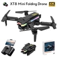 thumbnail image 2 of XT8-Mini Dron profesional con cámara 4K HD, WIFI, FPV, presión de aire, altitud fija, plegable, cuadricóptero RC, helicóptero de juguete, novedad de 2023, 2 of 4