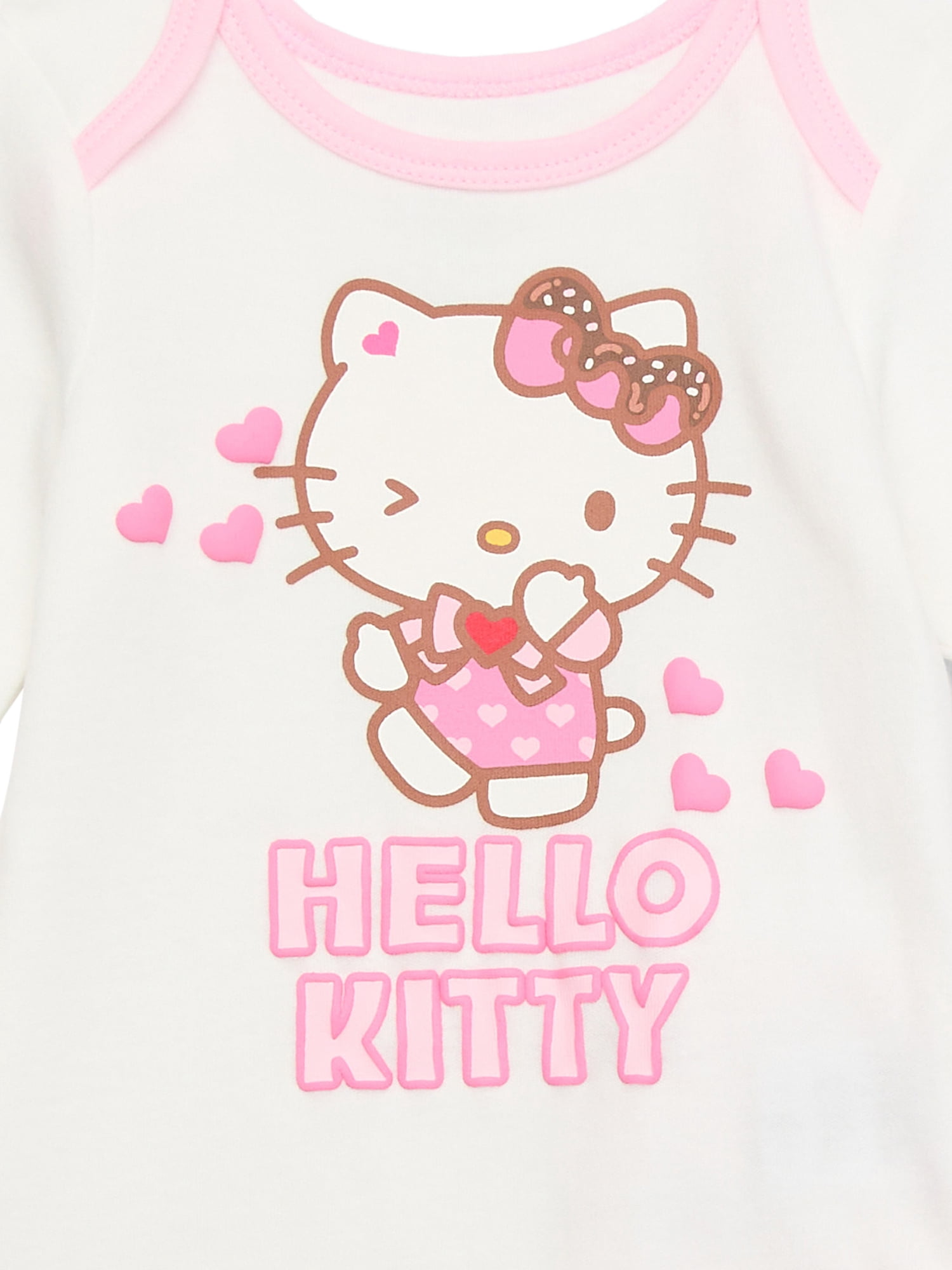 Character Infant Baby Valentine's Day Take Me Home, Bib, Long-Sleeve Bodysuit, and Pants Outfit Set, 3-Piece Sizes Newborn-12 Months