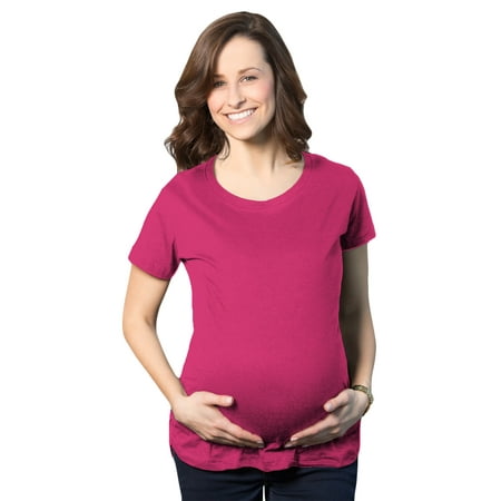 - Crazy Dog TShirts - Comfortable 3 Pack Maternity Shirts Blank Pregnancy Shirts Plain Fitted Tees