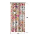 thumbnail image 5 of Pomeranian Dogs and Pioneer Flower Shower Curtain 36"x72" ,Bathroom Decorative Shower Curtains Set with 12 Hooks,Modern Waterproof Washable Shower Curtain, 5 of 6