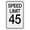 Warning Sign 2, variant on Speed Limit 30 Sign 8"x12", Rustic Metal Tin Sign Home Outdoor Art Wall Decoration for Cafe Bar Kitchen, Indoor Outdoor Use for Road Driveway