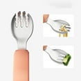 thumbnail image 3 of Stainless Steel Spoon Fork Set Multiple Styles to Choose Gift for Children Kids Baby, 3 of 10