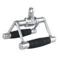 thumbnail image 3 of Almencla Double D Row Handle Antiskid for Cable Machine for Home Gym Fitness Exercise B, 3 of 8