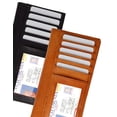 thumbnail image 3 of RFID Blocking Genuine Leather Checkbook Cover Holder Thin ID Window Card Wallet, 3 of 11