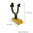 thumbnail image 2 of US 2 Pc Guitar Hanger Holder Stand Arm Rack Hook Wall Mount Instrument Display, 2 of 5