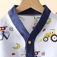 thumbnail image 4 of Splozh Girls Pjs 1-16 Years Girls' Summer Pajama Set Long Sleeve Tops Pants Air Conditioning Set,Dark Blue,13-14 Years, 4 of 4